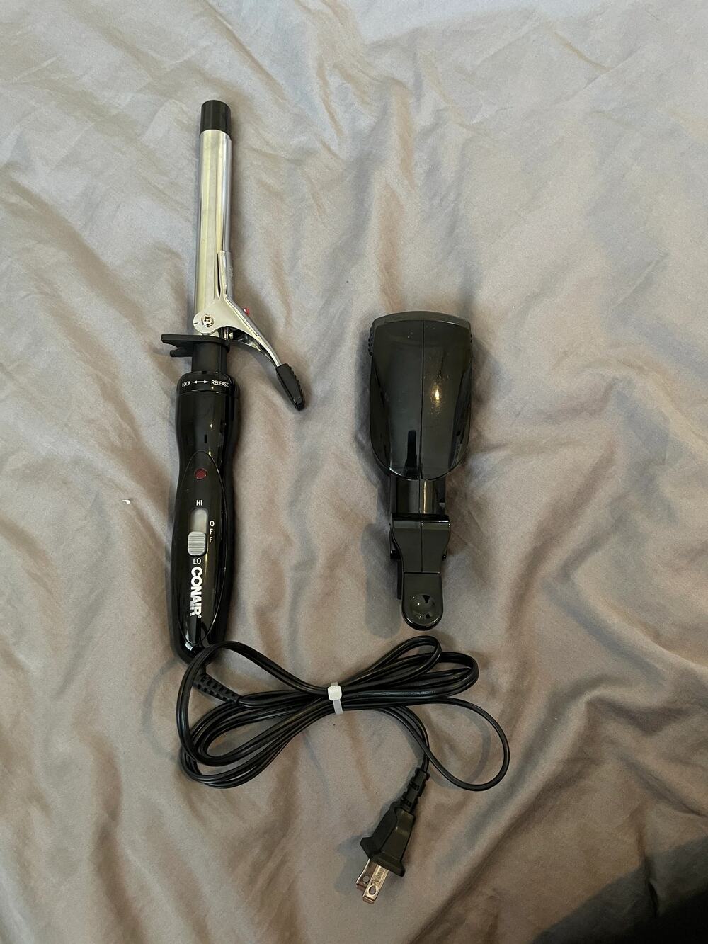 Conair 2-in-1 Curling Iron & Straightener – Black